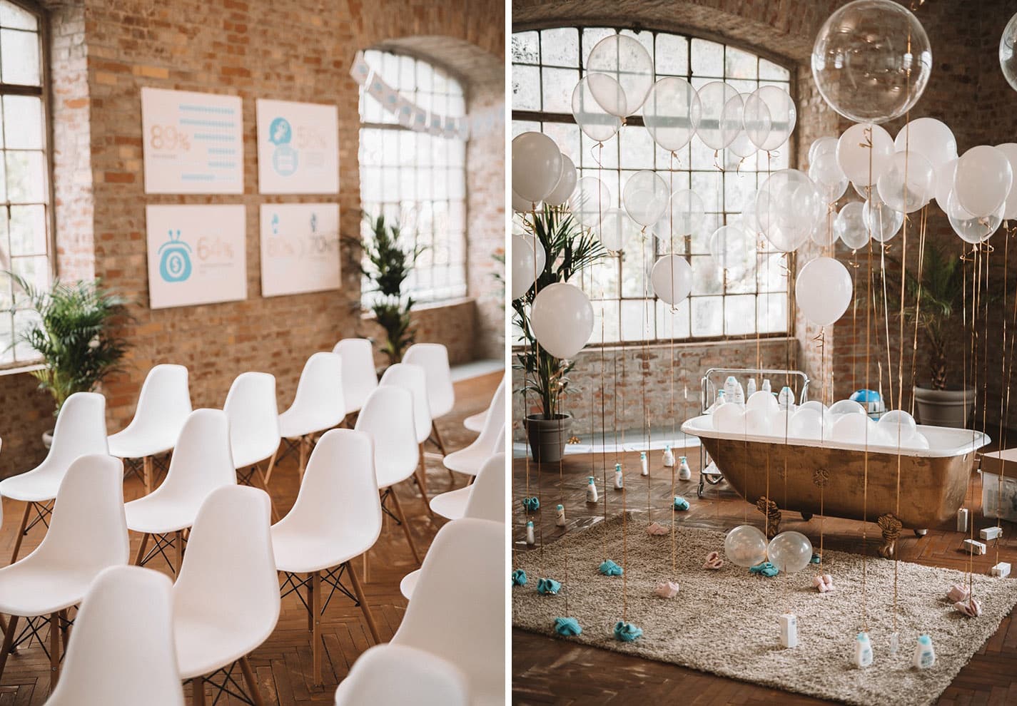 YESS event hire bérelhető bútor inspiráció - Dove PR esemény